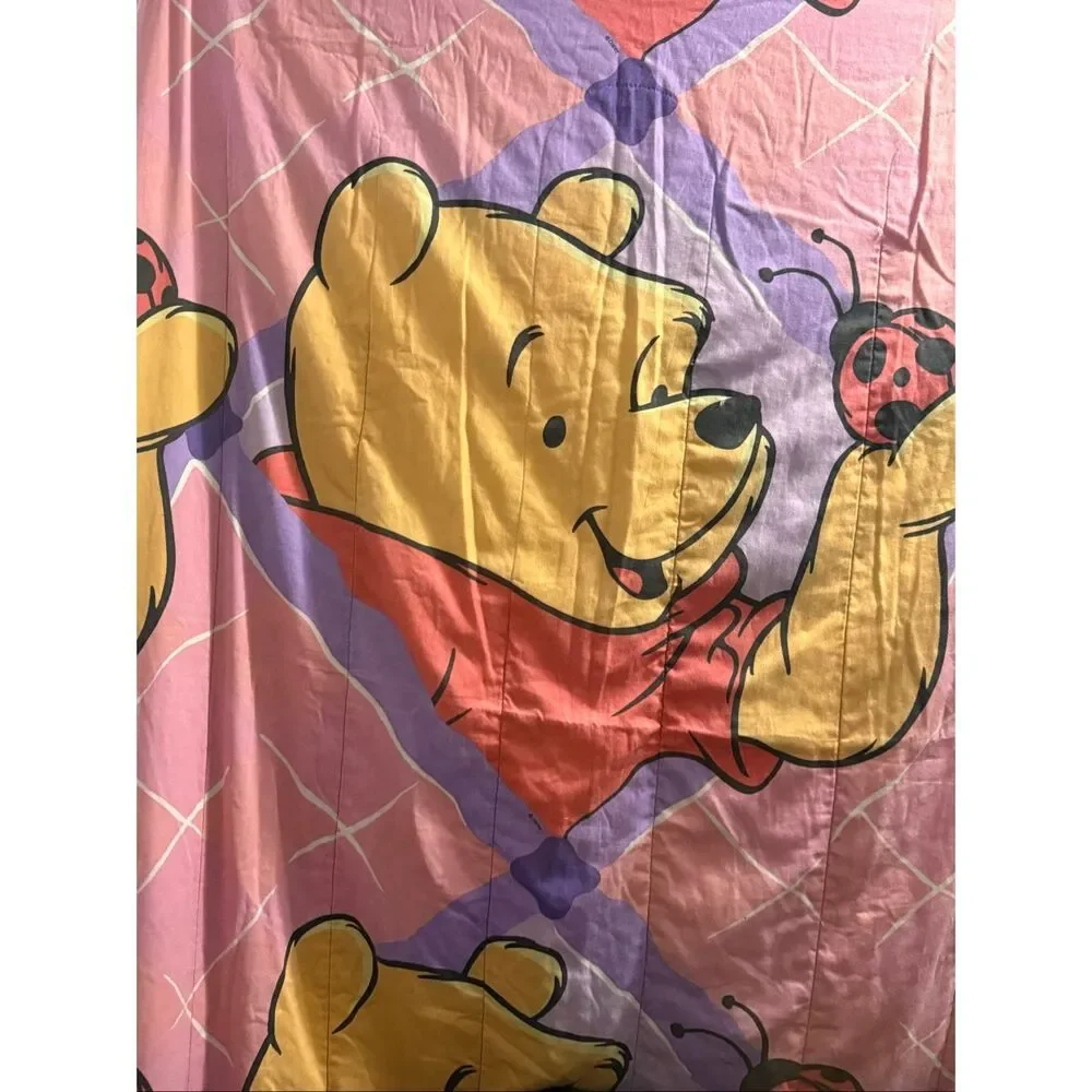 Vintage 1990’s Winnie-the-Pooh and Tigger Disney Reversible Twin Comforter